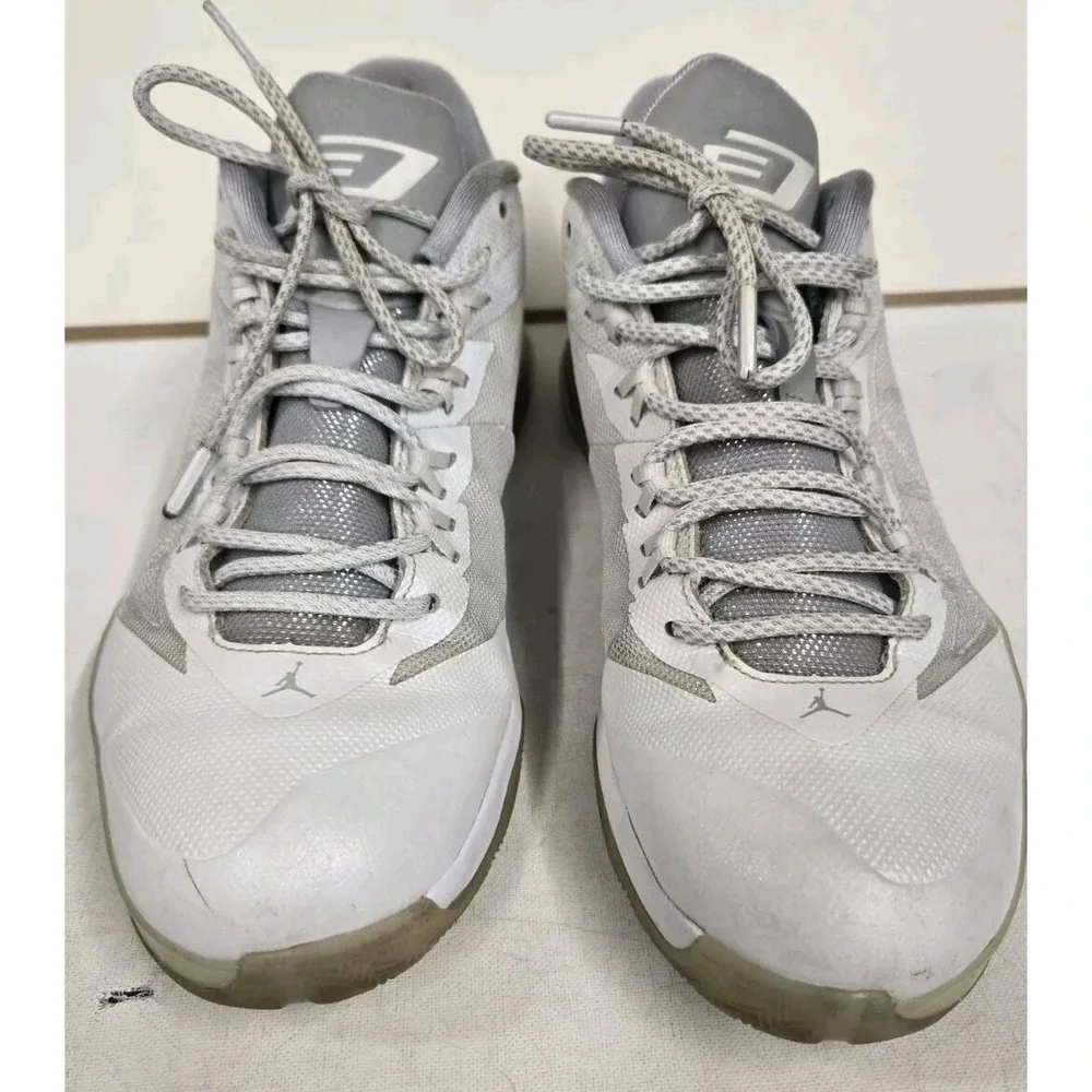 JORDAN CP3.VIII Men's Basketball Shoes White All Star Platinum Sneakers Sz 10